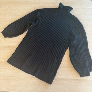 Urban Outfitters black oversized turtle neck sweater dress size XS